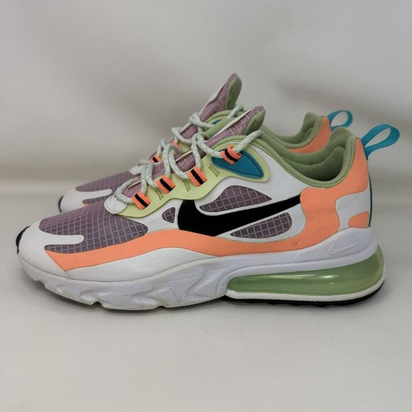 Nike Air Max 270 React SE Running Shoes Light Arctic Pink Women's Size 8 - Picture 2 of 7
